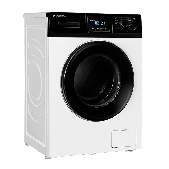 تصویر ماشین لباسشویی ایکس ویژن مدل TM84-BWBL رنگ سفید