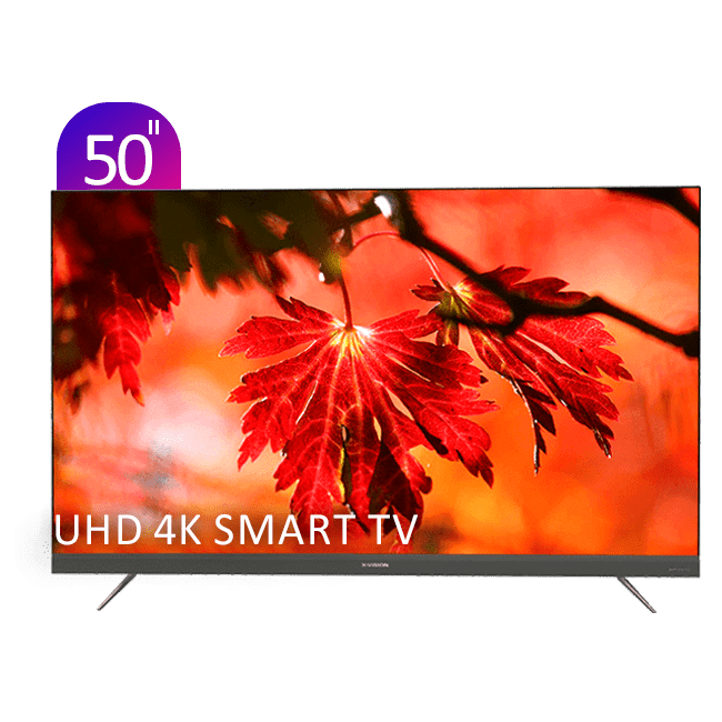 تلویزیون UHD 4K هوشمند ایکس‌ویژن سری 8 مدل XTU865