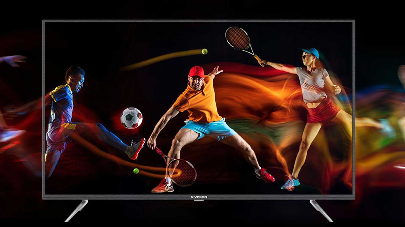 تصویر تلویزیون UHD 4K هوشمند ایکسویژن سری 7 مدل XTU785