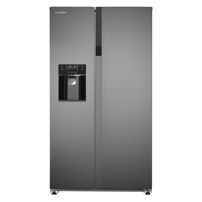 یخچال‌فریزر سایدبای‌ساید اتوماتیک ایکس‌ویژن مدل HS600