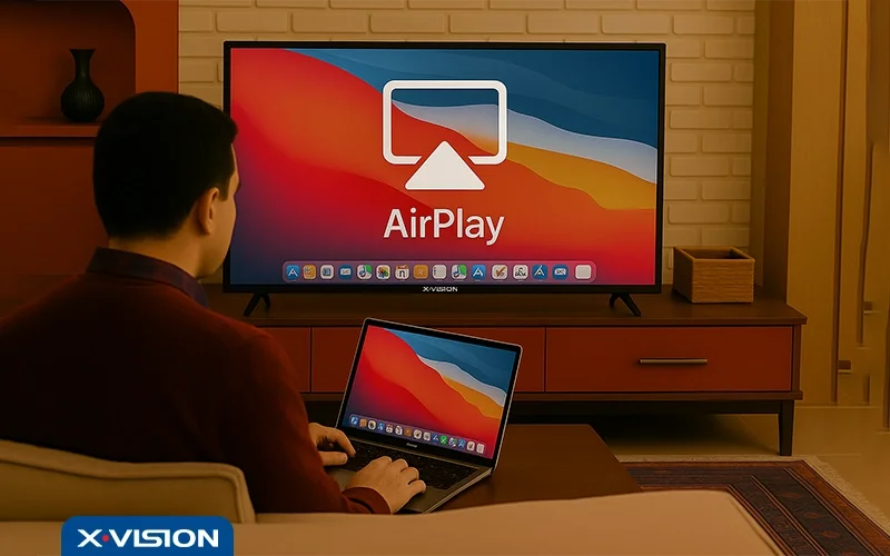 استفاده از AIRPLAY برای اتصال مک بوک به تلویزیون