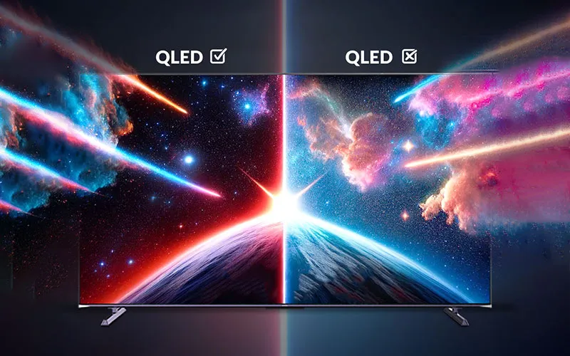 کیفیت تصویر QLED در تلویزیون 100 اینچ ایکس ویژن