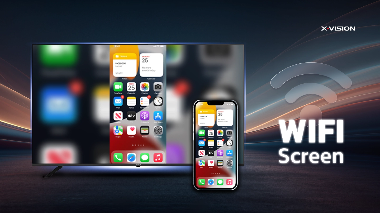 اتصال بی‌سیم و فناوری WIFI Screen Mirror