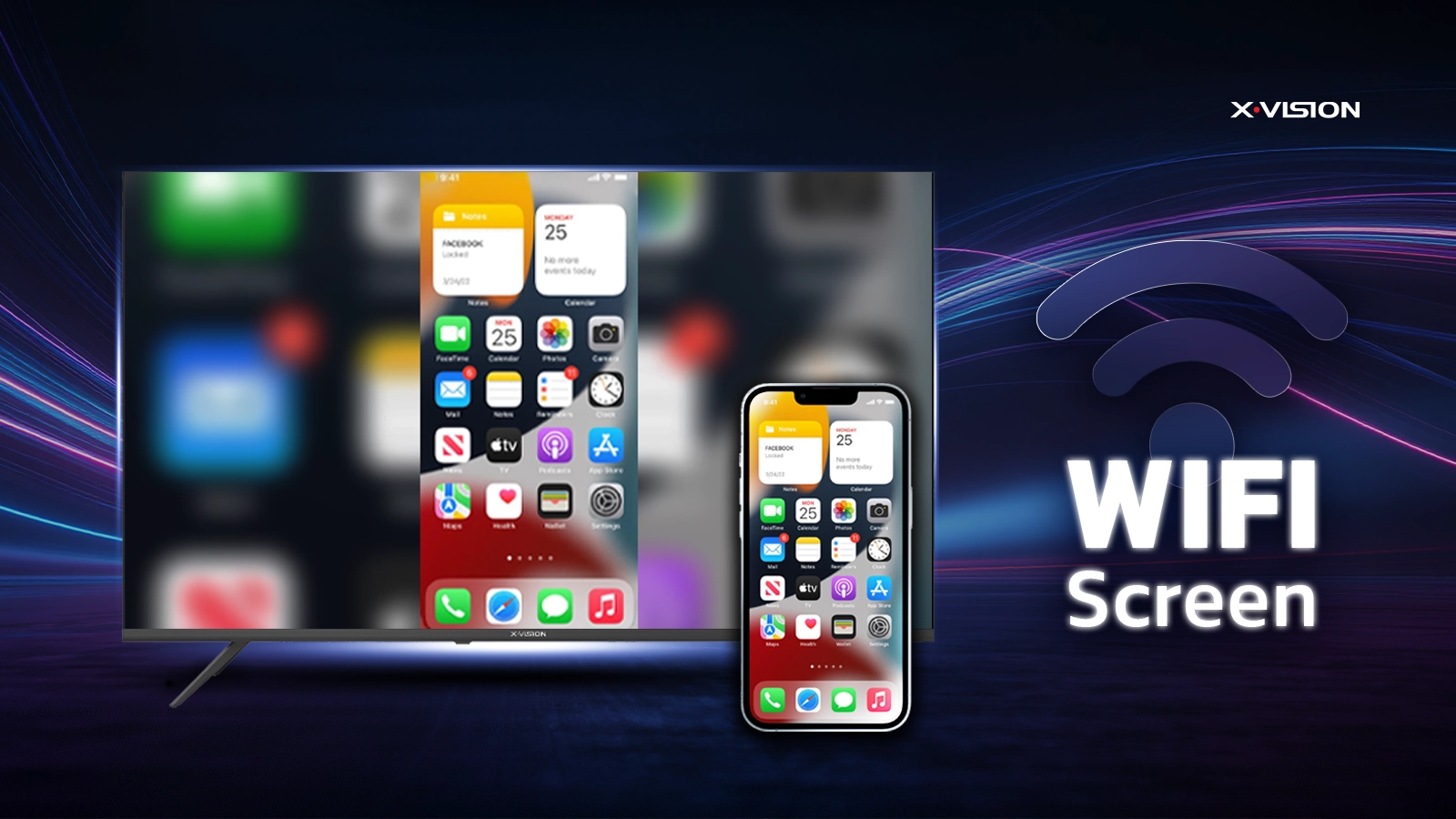 WIFI Screen Mirror، اشتراک آسان و بی‌سیم