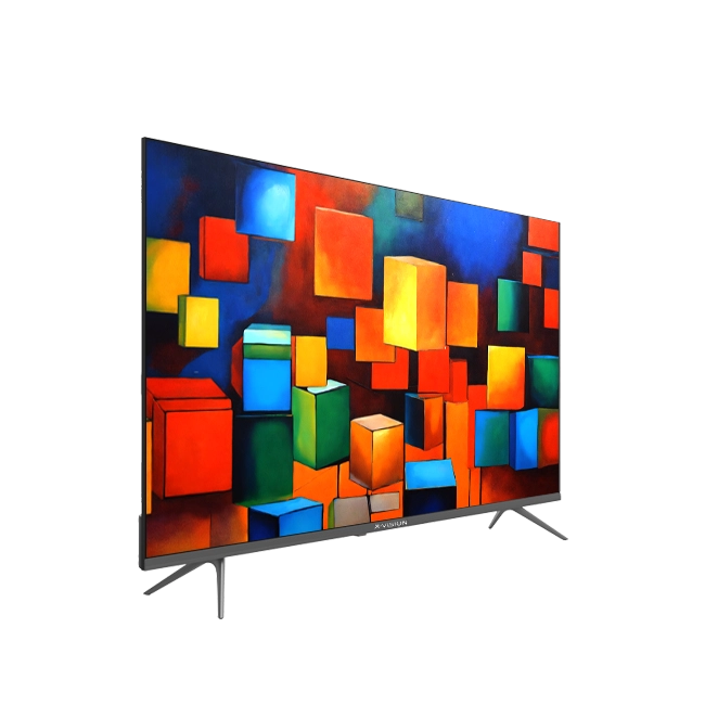 تلویزیون QLED UHD 4K هوشمند ایکس ویژن مدل XYU800 سایز 55 اینچ از چپ