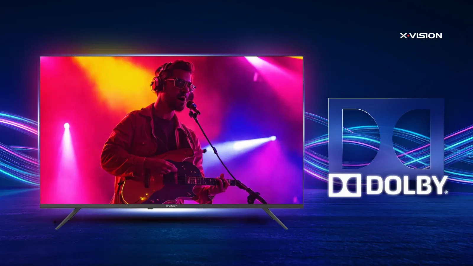 قابلیت صدای دالبی تلویزیون UHD 4K هوشمند ایکس ویژن مدل XYU770