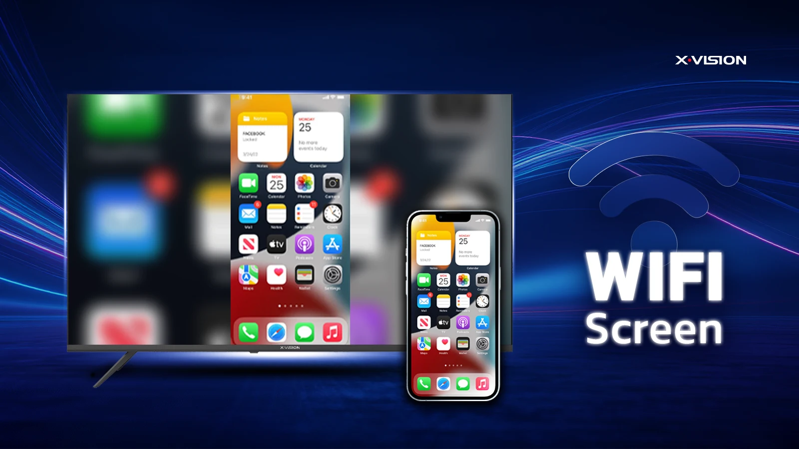 WIFI Screen Mirror، اشتراک آسان و بی‌سیم