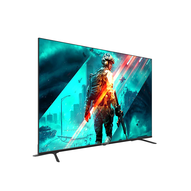 تلویزیون UHD 4K هوشمند ایکس ویژن مدل XCU710 سایز 65 اینچ نیمرخ راست