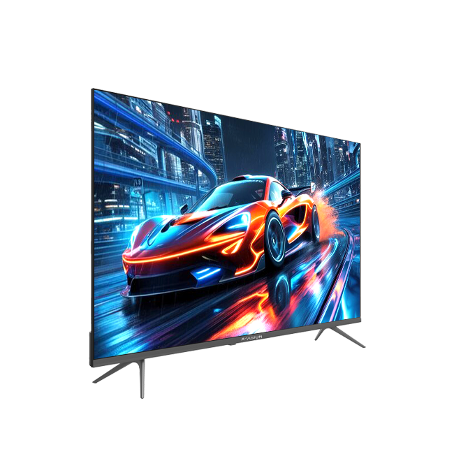 تلویزیون UHD 4K هوشمند ایکس ویژن مدل XYU770G سایز 50 اینچ از نیمرخ راست
